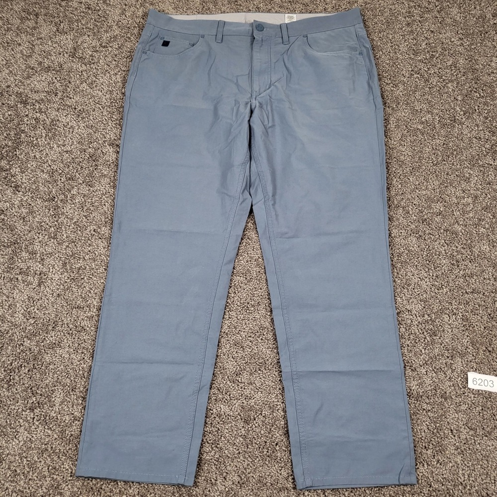 Vineyard‎ Vines On-The-Go 5-Pocket Pants Mens 38x30 Blue Gray 1P001171 Stretch